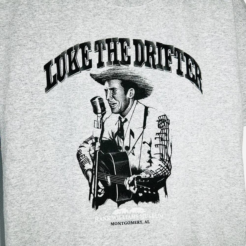 Hank Williams Luke The Drifter Hank Williams Museum Shirt View 2